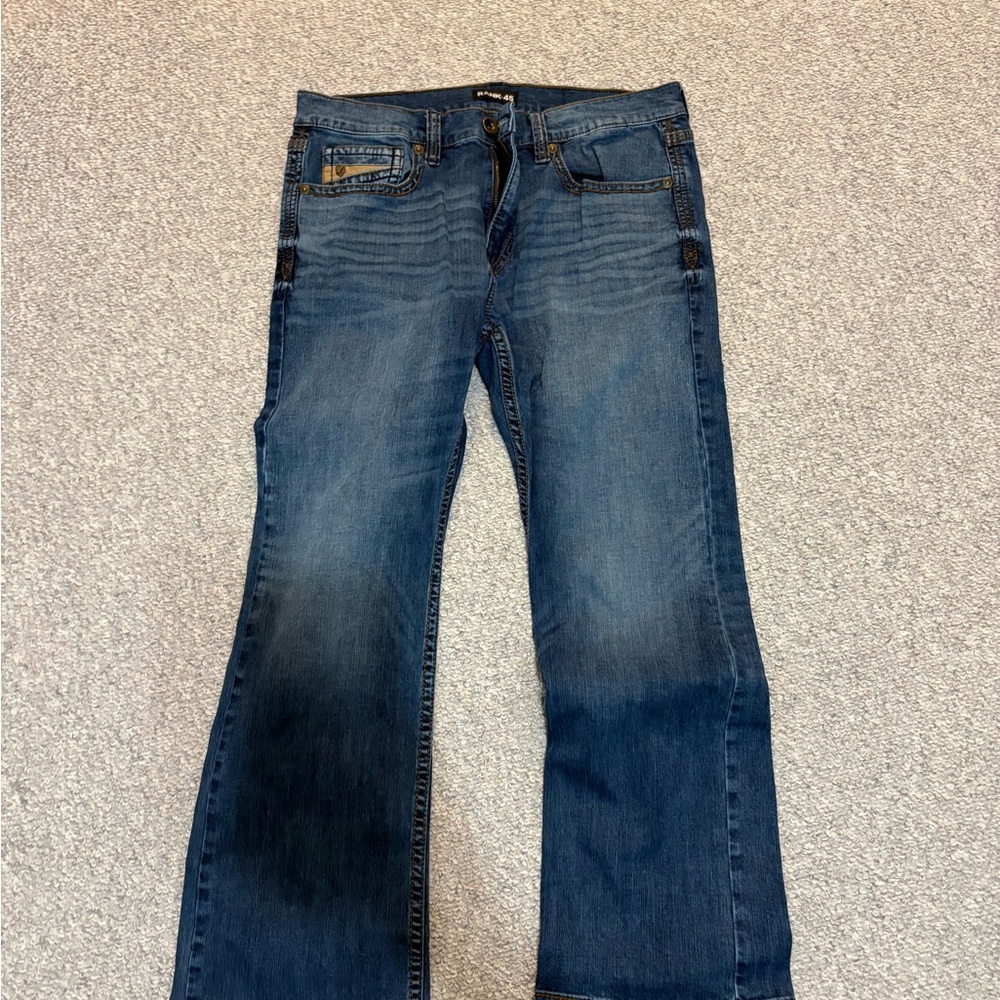 Rank Blue Straight Denim Jeans